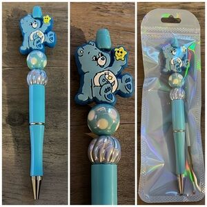 Care Bears beaded focal pen